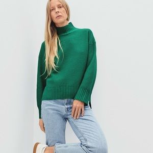 Everlane Cashmere Stroopwafel Turtleneck Sweater